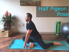 Picture of Yoga Half Pigeon Pose
